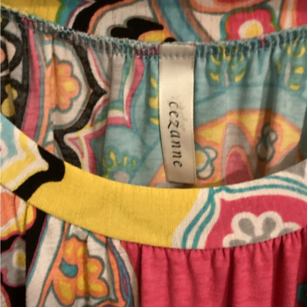 Cezanne Multicolor Patterned Top - image 3